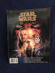 Star Wars Episodio 1 La Amenaza Fantasma Revista Oficial de Souvenir 1999 Topps - Imagen 1 de 5