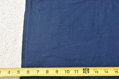 18" Long, Solid Navy-Blue Flannel, V568 - Image 1 of 4
