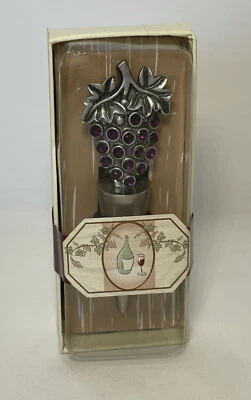 Rolha de garrafa de vinho aglomerado de uvas Vineyard na caixa original nova - Imagem 1 de 4