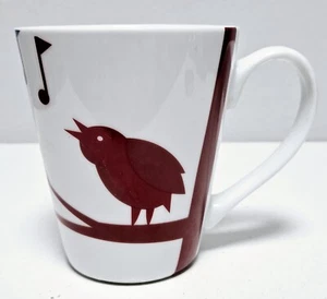 STARBUCKS 2012 Singing Bird w/ Musical Notes Holiday Collectors Coffee Mug - Picture 1 of 5