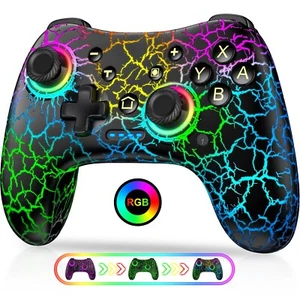 For Nintendo Switch OLED/Lite Console Wireless Pro Controller Bluetooth Gamepad - Afbeelding 1 van 7