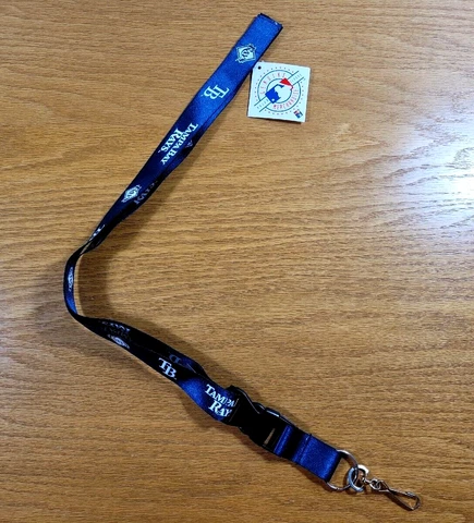 Tampa Bay Rays Lanyard Blue White Logo -Wear Keys or I.D. Badge Around Your Neck Cover