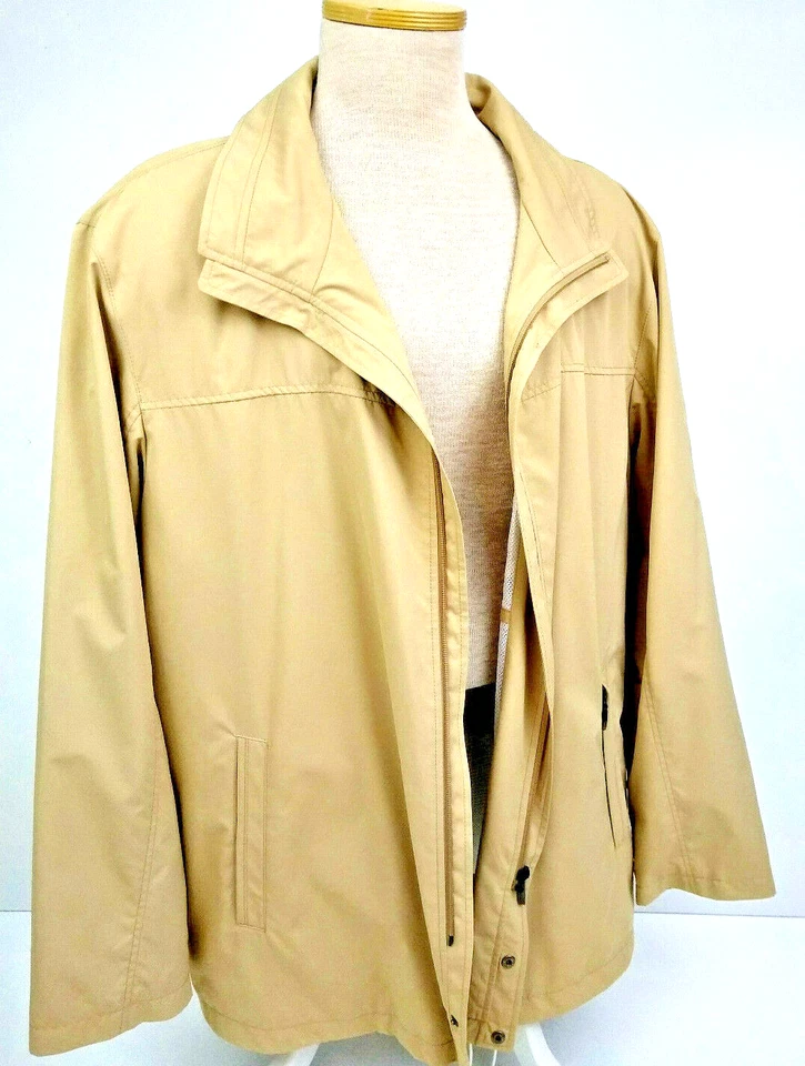 Maus & Hoffman Windbreaker Jacket 2XL XXL Beige - Image 1 of 4