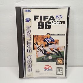 FIFA Soccer 96 (Sega Saturn) TESTED, Cib Complete, Authentic