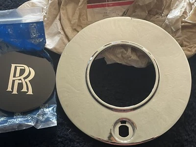 Tapacubos cromados Rolls-Royce Corniche II III IV Spur 1986-95 RH20141 NOS OEM NUEVO Foto 1 de 4