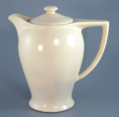 VINTAGE CROWN WORKS BURSLEM SUSIE COOPER COFFEE POT  c1950 18cm - Image 1 of 4
