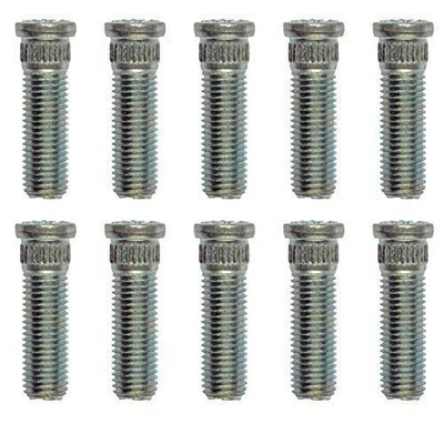 For Buick Rendezvous 2002-2007 Wheel Stud 10 Pieces Steel Silver Serrated Style - Изображение 1 из 4