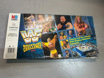 WWF Wrestling Challenge Game MB Games 1991 board game - Free P+P - Image 1 of 3