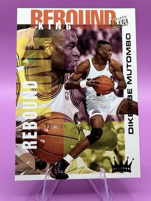 DIKEMBE MUTOMBO DENVER NUGGETS  1994-95 REBOUND KING #4 OF 10 FLEER ULTRA - Image 1 of 2