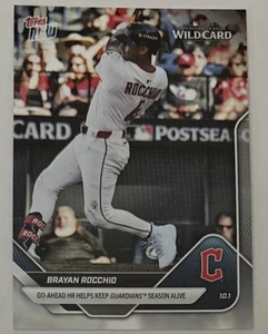 Brayan Rocchio Wild Card HR 2025 MLB Topps NOW 805 PR /394 Cleveland Guardians  - Picture 1 of 1