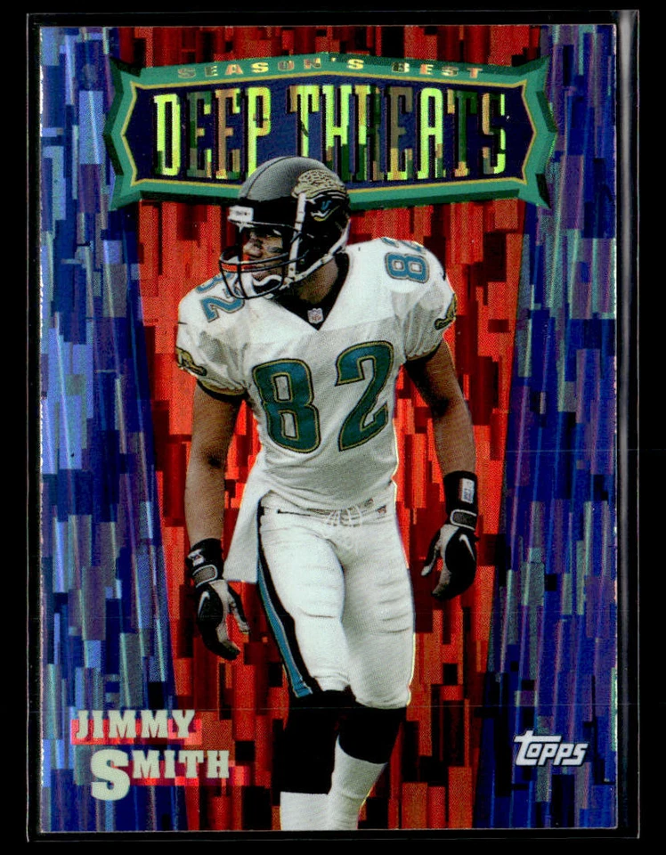 1999 Topps #SB15 Jimmy Smith Season's Best Card Jacksonville Jaguars - Image 1 of 2