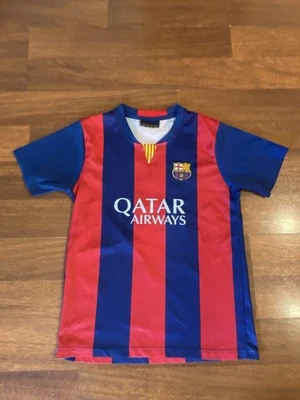 Nike FC Barcelona 2014-2015 home soccer jersey Neymar JR #11 Size 28 Kids - image 1 of 3