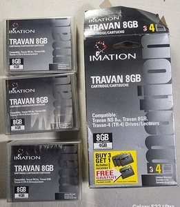 Travan 8GB Pre Formatted Data Cartridge 3 Count (#964 - Afbeelding 1 van 5