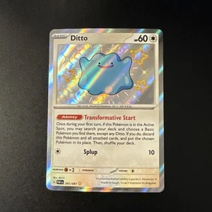 Ditto 201/091 Sv: Paldean Fates Holo M/NM - Picture 1 of 2