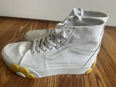 VANS Mujer SK8 HI TAPERED STACKFORM Zapatos Plataforma Talla 8.5 Tenis Flor Patín Foto 1 de 4