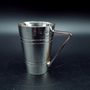Bonzer 1/6 Gill Measure With Handle 1052/68 Silver Plated EPNS Vintage Home Bar - Picture 1 of 12
