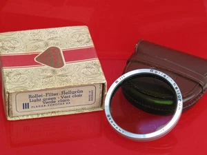Rolleiflex Bay III light green filter with case/BOX,  NICE US SELLER "LQQK" - Picture 1 of 1