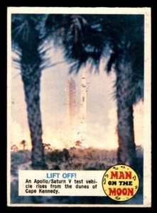 1969 OPC O-Pee-Chee Man on the Moon #17A Lift Off! VG/EX