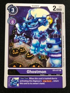 Digimon BT4-077 Ghostmon Rare Great Legend - Picture 1 of 2