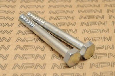 Vtg Royal Enfield Bullet Front Fork Hex Hexagon Pinch Bolts 8 MM NOS OEM Qty 2 - Image 1 of 4