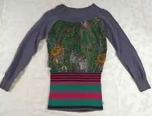 Dept Something Truly Delightful Awaits You Maglione Donna Top M Verde (351) - Foto 1 di 10