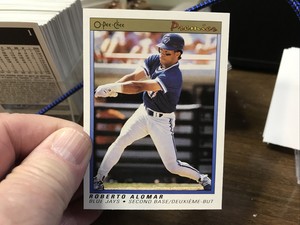 1991 O-Pee-Chee Premier Roberto Alomar #1 - Toronto Blue Jays HOF