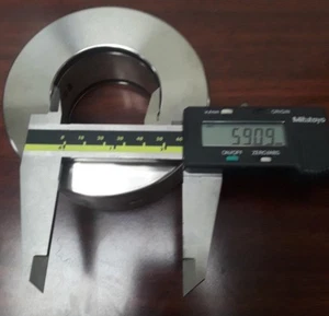 Rotor de sello de eje de acero inoxidable PSS 60 mm 316L, yates de azimut de una sola pieza - Imagen 1 de 4