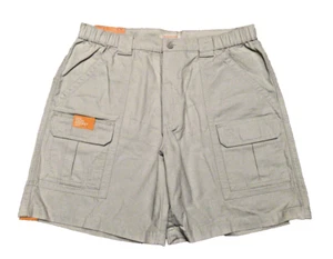 Savane Wandershorts Größe 36 khaki steinfarben Cargo UPF 30 Tech Tasche flexible Taille neu mit Etikett - Bild 1 von 12