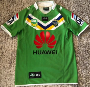 A81 Authentic Canberra Raiders 2014 NRL League Footy Jersey ISC Mens Size M VGC - Picture 1 of 9