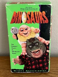 Dinosaurs Vol. 1 VHS Mighty Megalsaurus Walt Disney Jim Henson Muppets Vintage - Picture 1 of 2
