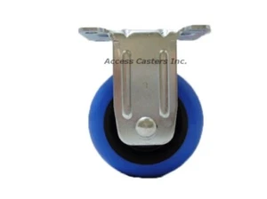 35P20PR-A3 3-1/2" Rigid Caster, Polyurethane Wheel, 3-15/16" X 4-1/2" Top Plate - Picture 1 of 1