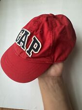 BABY GAP Hat XS/Small 12-24 Months Red Spell Out Baseball Sun Hat