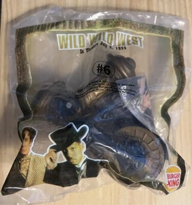 1999 juguete Burger King #6 Wild Wild West película de Will Smith ardilla de fuego rápido dorado - Imagen 1 de 3