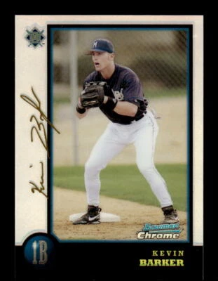 1998 Bowman Chrome #418 Kevin Barker Golden Anniversary Refractors /5 - Image 1 of 2