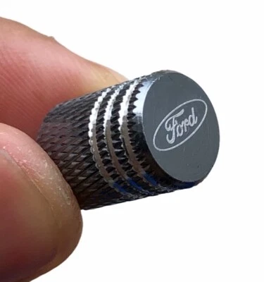 4x Tapas de vástago de válvula de neumático Ford montaje universal para automóvil, camioneta, SUV (gris) Foto 1 de 4