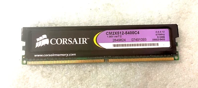 CORSAIR CM2X512-5400C4 1.90V 575MHZ XMS2-5400 512MB MEMORY RM2-CMP52-42 - Image 1 of 2