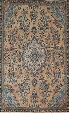 Vintage Floral Traditional Hamedan Area Rug 5'x8' Wool Hand-knotted Carpet