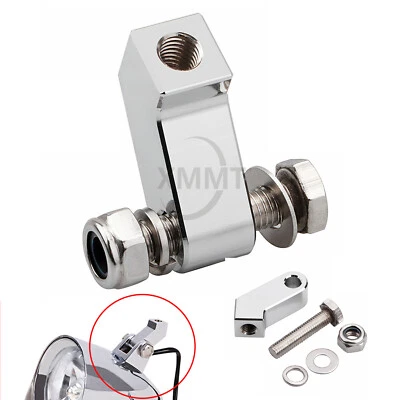 Motorcycle Headlight Mounting Block Bracket For Harley Sportster Bobber Chopper Foto 1 de 4