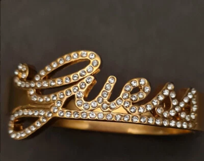 ❣  Armreif von GUESS in Gold mit Strass Steinen NEU ❣ SALE  - Bild 1 von 4