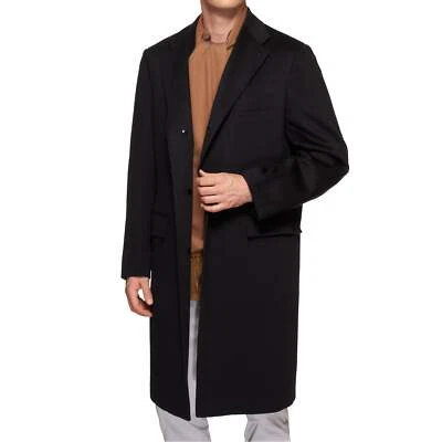 KITON Napoli Handmade Midnight Blue Cashmere Vicuna Peru Coat EU 58 NEW US 48 - Image 1 of 4