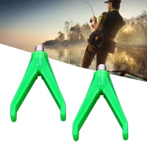 Support de canne �� p��che �� carpe lumineuse repos poteau stable poign��e fesse - Photo 1/6