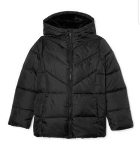 Wonder Nation Girls Bubble Puffer Jacket Black Size XS/XCH 4-5 (LOC TUB-117) - Picture 1 of 3