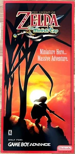 Póster promocional The Legend Of Zelda The Minish Cap RARO GBA 27 cm x 56 cm - Imagen 1 de 1