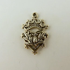 Sterling silver Scottish Luckenbooth Charm, Scottland, Celtic - Picture 1 of 4