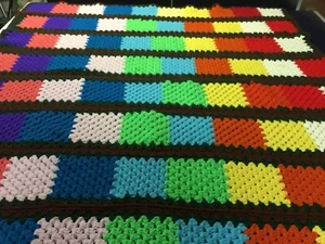 Handmade Crocheted Afghan - Picture 1 of 4
