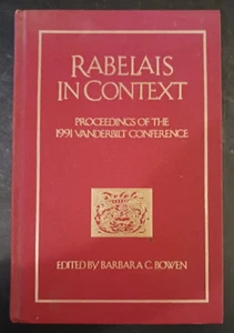 Rabelais in Context: Proceedings of the 1991 Vanderbilt Conference hardcover - Imagen 1 de 7