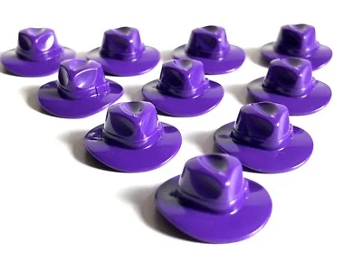 LEGO ® 10x dunkel Lila ( dark purple ) Hut / Fedora NEUWARE K28