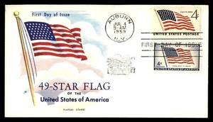 Mayfairstamps US FDC 1959 49 Star Flag of USA First Day Cover aas_13867 - Picture 1 of 2