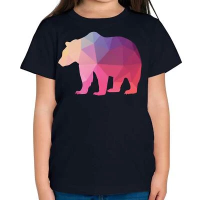 CANDYMIX GEOMETRISCHES MUSTER BÄR KINDER T-SHIRT TEE TOP GESCHENK TEXTIL TIER