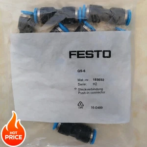 10 Stck. Festo QS-6 153032 Neu Stecker Kostenloser Versand - Bild 1 von 2
